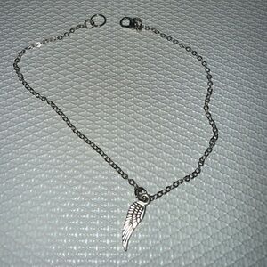 VS Inspired Silver Angel Wing Charm Bracelet